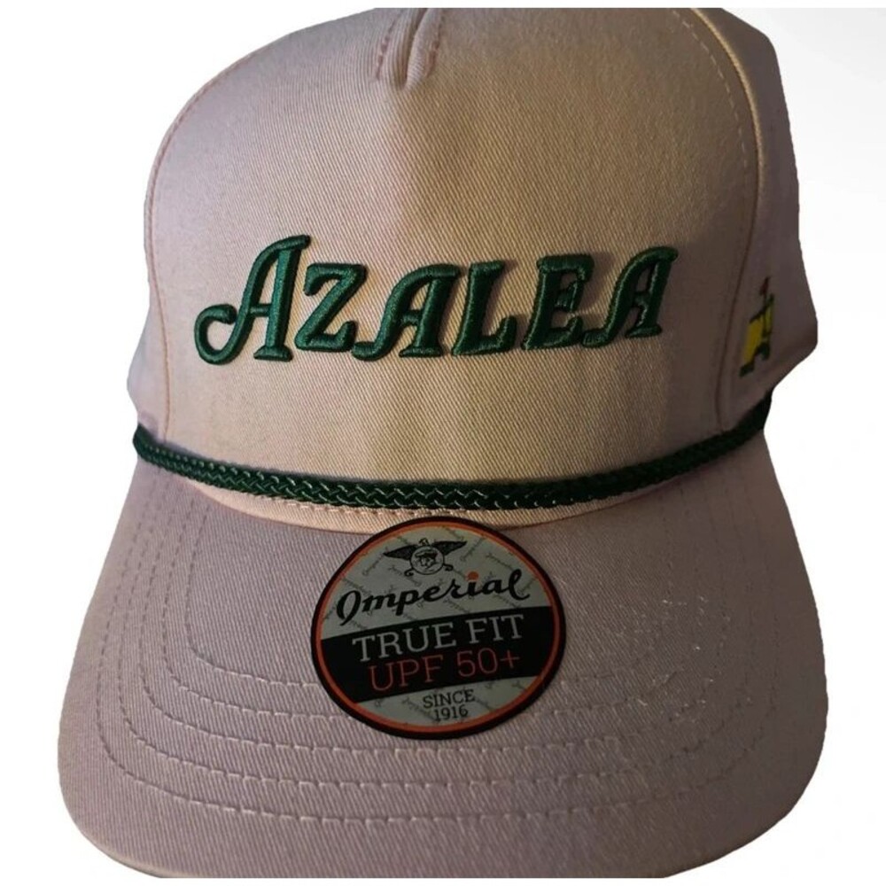2025 Masters Azalea Pink Embroidered Rope Hat Snapback Golf Azaleas Cap